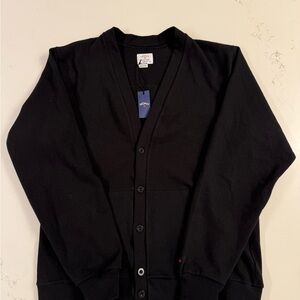 Noah NYC x The Cure Men's Black Cardigan Sweater